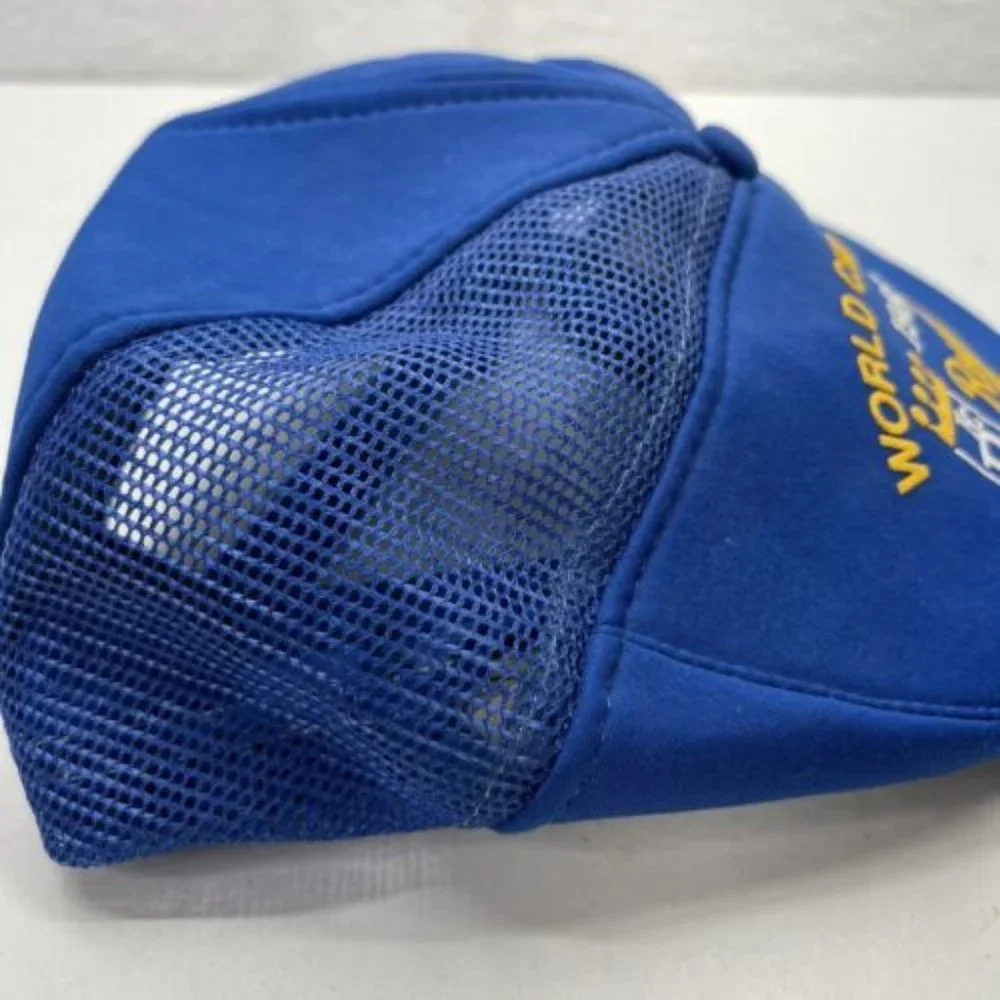 Vintage Kansas‎ City Royals Hat Mesh Cap Championship 1985 Blue White USA
